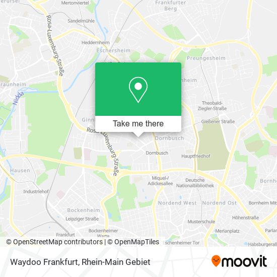 Waydoo Frankfurt map