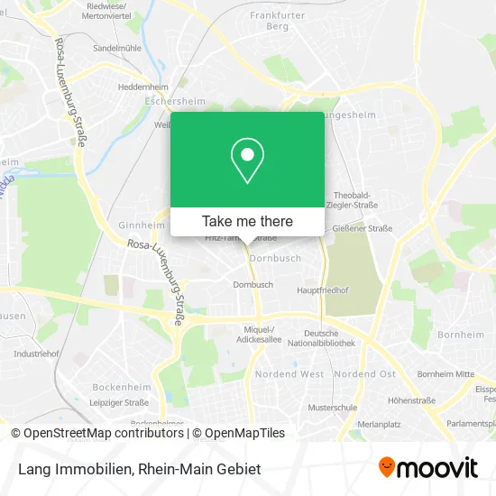 Карта Lang Immobilien