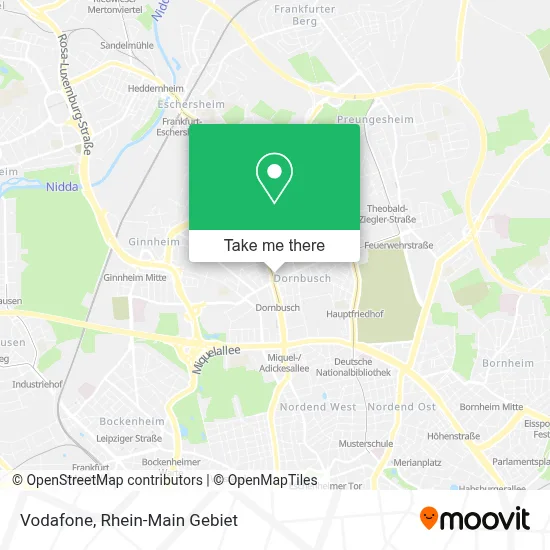 Vodafone map