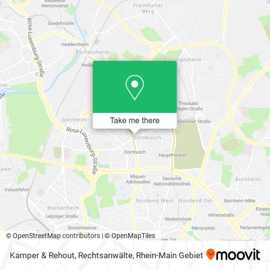 Kamper & Rehout, Rechtsanwälte map