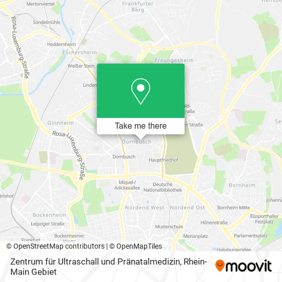 Карта Zentrum für Ultraschall und Pränatalmedizin