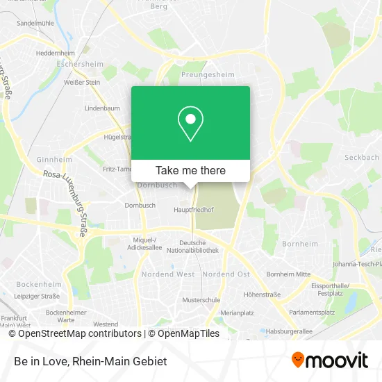 Карта Be in Love