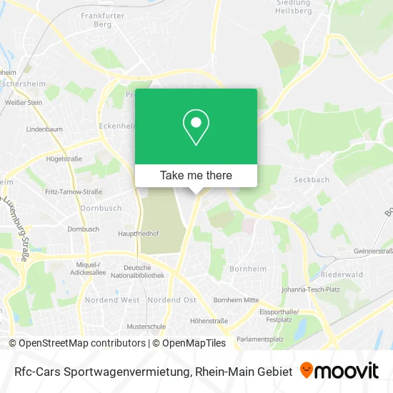 Карта Rfc-Cars Sportwagenvermietung