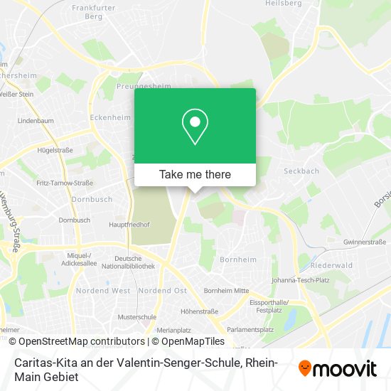 Caritas-Kita an der Valentin-Senger-Schule map