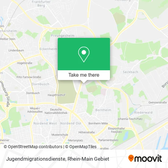 Карта Jugendmigrationsdienste