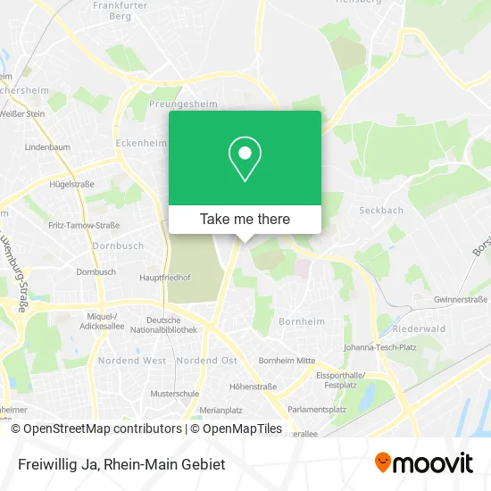 Карта Freiwillig Ja