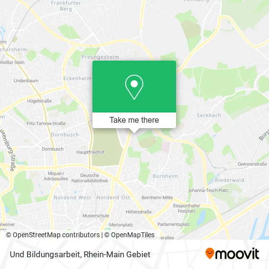 Карта Und Bildungsarbeit