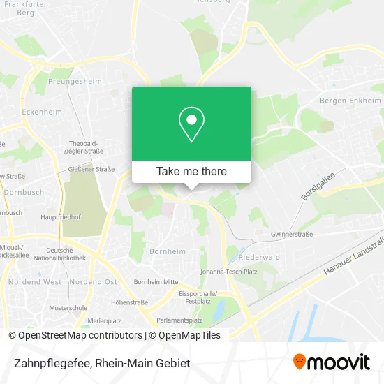 Карта Zahnpflegefee