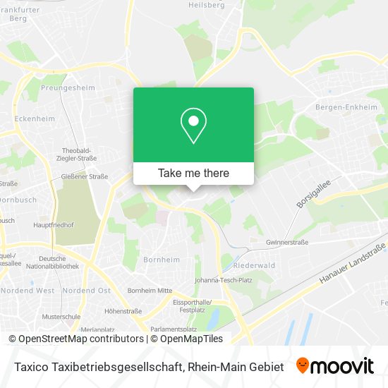 Taxico Taxibetriebsgesellschaft map