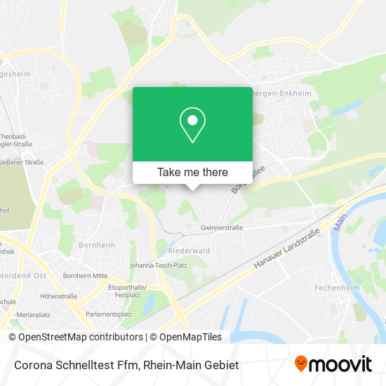 Corona Schnelltest Ffm map