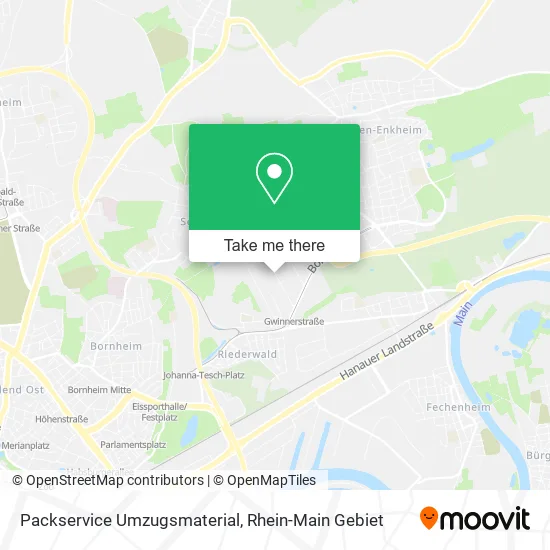 Карта Packservice Umzugsmaterial