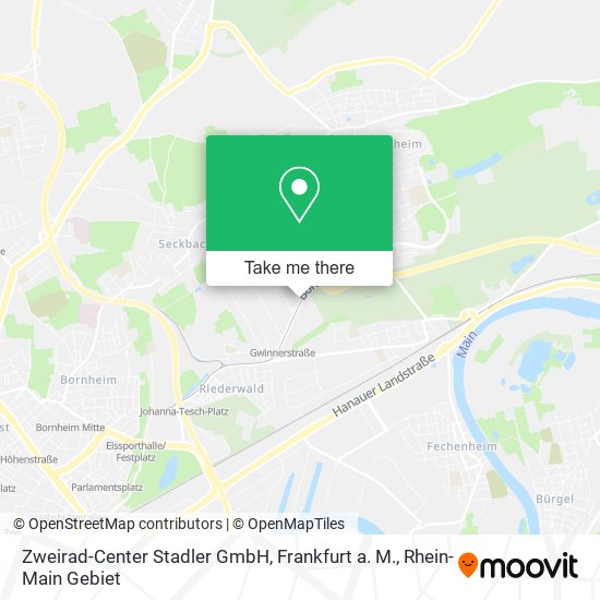 Zweirad-Center Stadler GmbH, Frankfurt a. M. map