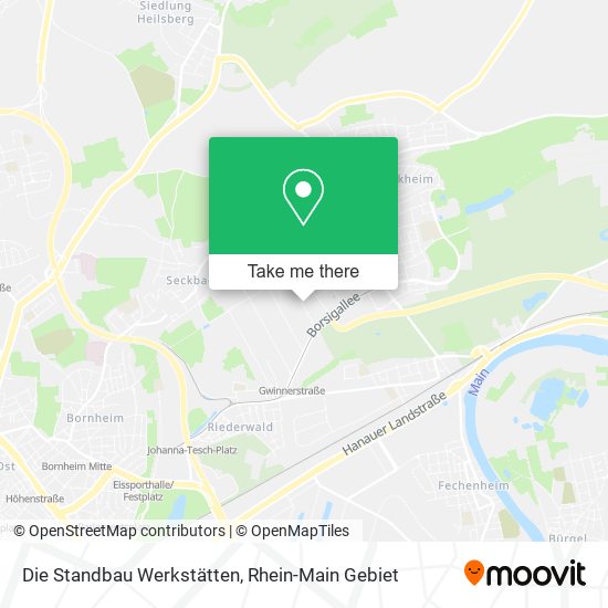 Die Standbau Werkstätten map