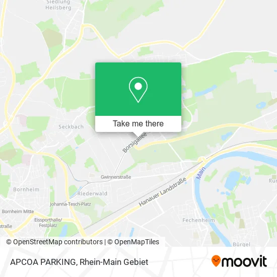 Карта APCOA PARKING