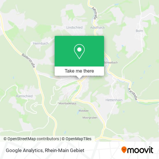 Карта Google Analytics