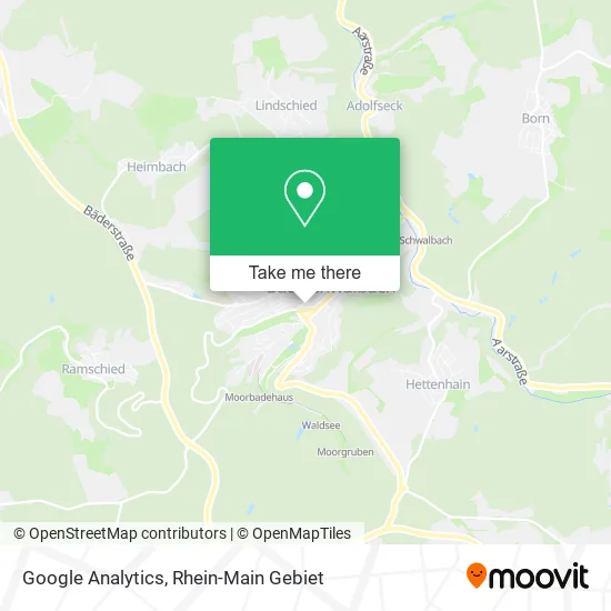 Карта Google Analytics