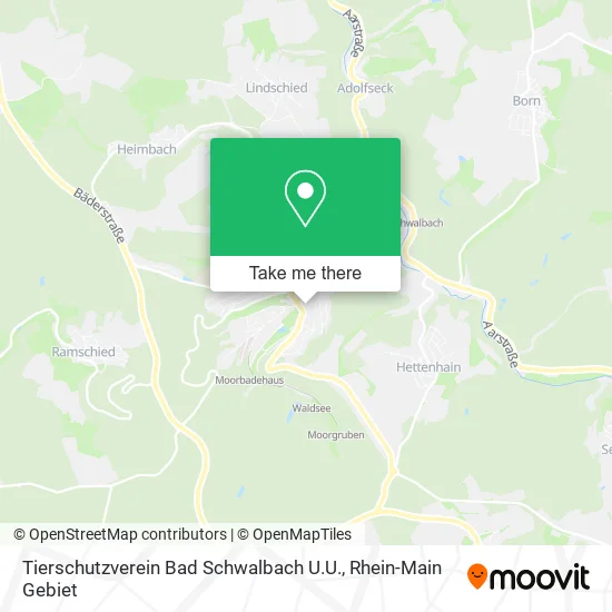 Карта Tierschutzverein Bad Schwalbach U.U.