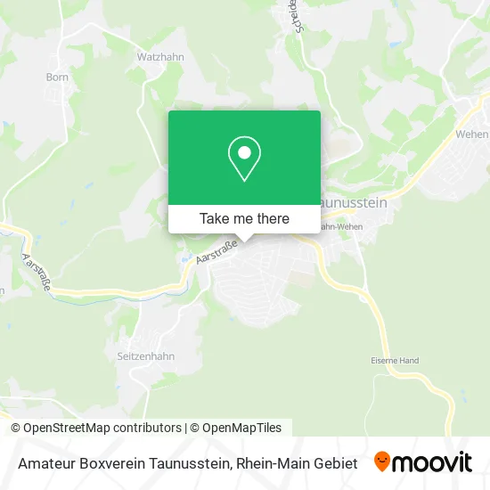 Карта Amateur Boxverein Taunusstein