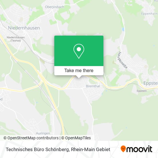 Technisches Büro Schönberg map