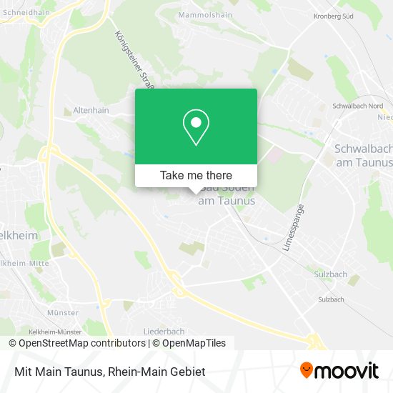 Карта Mit Main Taunus