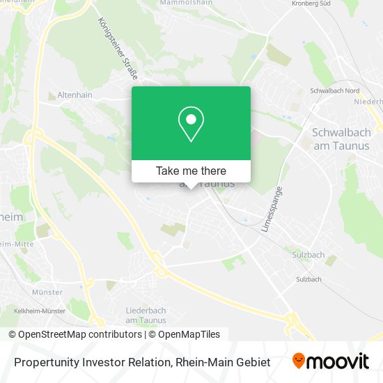 Карта Propertunity Investor Relation