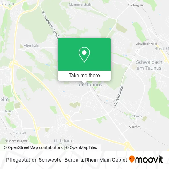 Карта Pflegestation Schwester Barbara