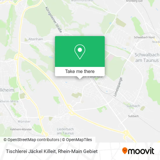 Карта Tischlerei Jäckel Killeit
