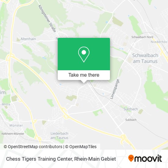 Chess Tigers Training Center map