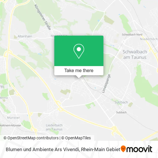 Карта Blumen und Ambiente Ars Vivendi