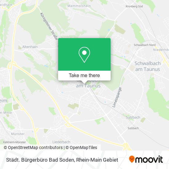 Städt. Bürgerbüro Bad Soden map