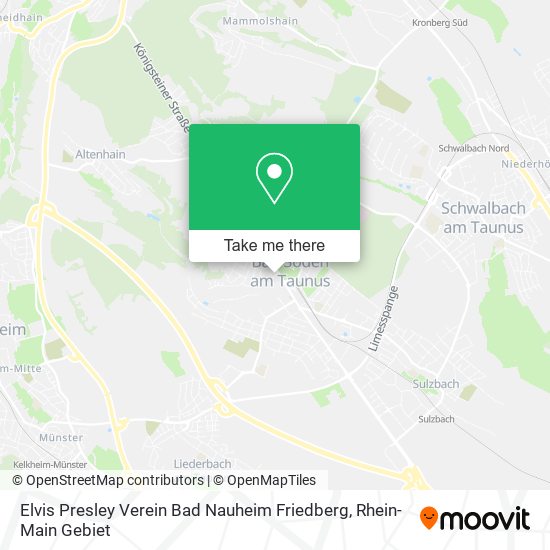 Elvis Presley Verein Bad Nauheim Friedberg map