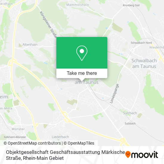 Objektgesellschaft Geschäftsausstattung Märkische Straße map