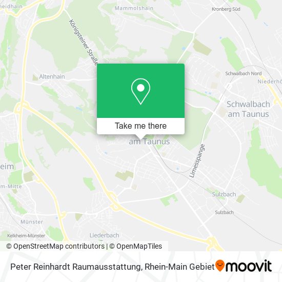 Карта Peter Reinhardt Raumausstattung