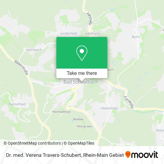 Dr. med. Verena Travers-Schubert map