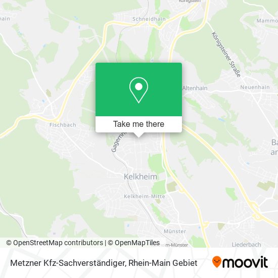 Metzner Kfz-Sachverständiger map