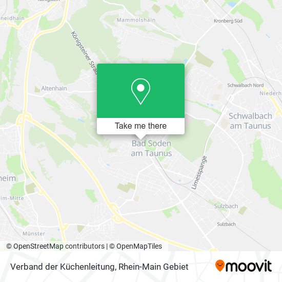 Verband der Küchenleitung map