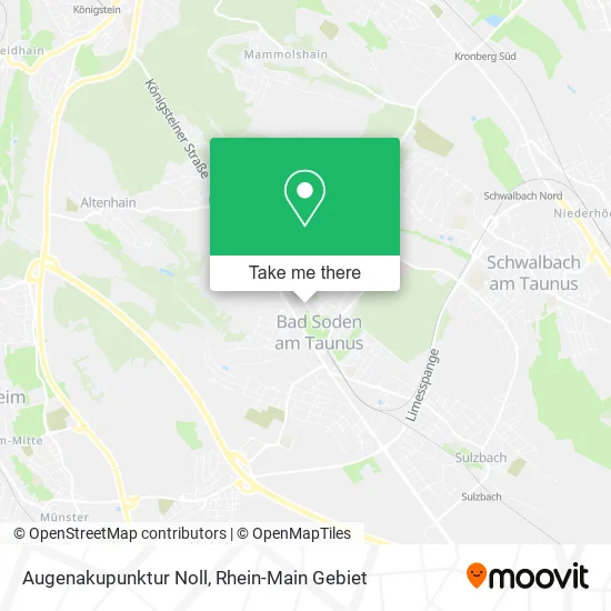Карта Augenakupunktur Noll