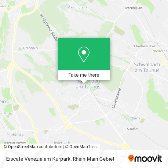 Карта Eiscafe Venezia am Kurpark