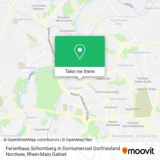 Ferienhaus Schomberg in Dornumersiel Ostfriesland Nordsee map