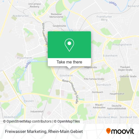 Карта Freiwasser Marketing