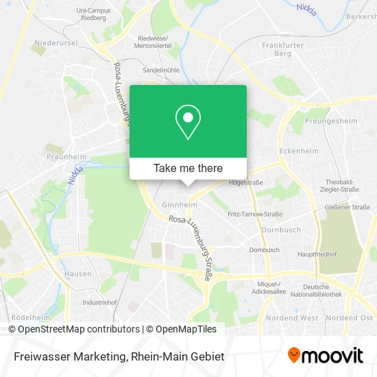 Карта Freiwasser Marketing