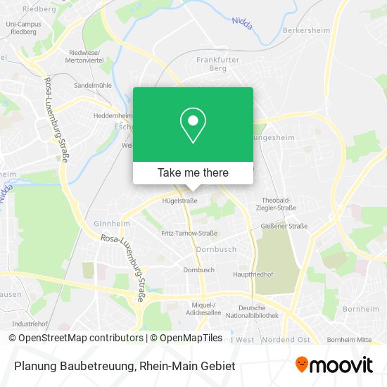 Карта Planung Baubetreuung