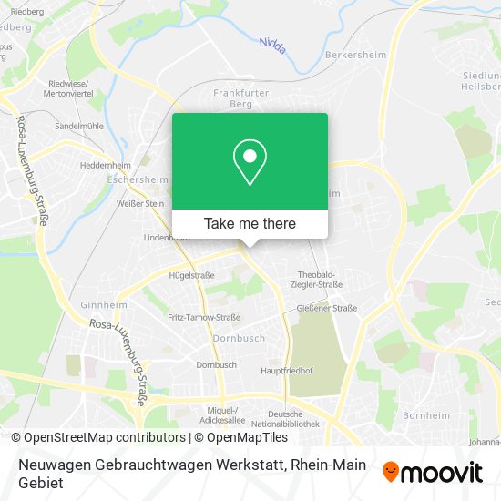 Neuwagen Gebrauchtwagen Werkstatt map