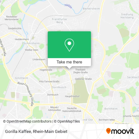 Карта Gorilla Kaffee