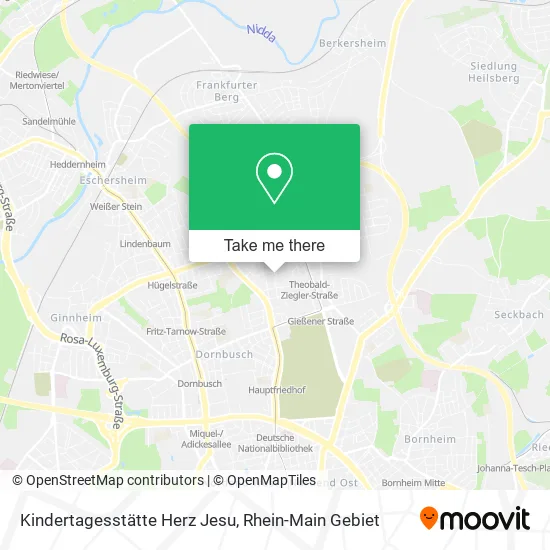 Карта Kindertagesstätte Herz Jesu