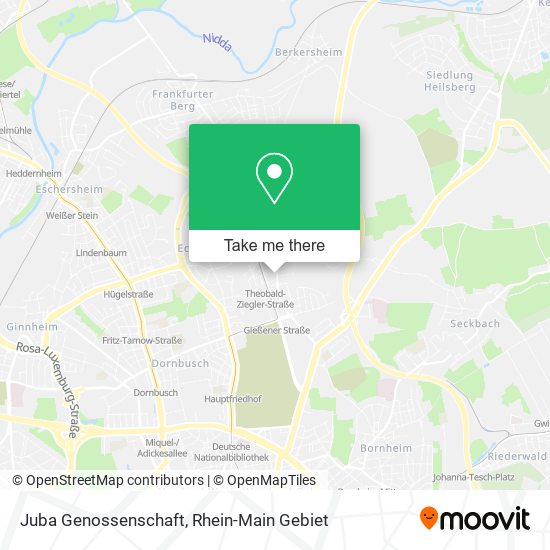 Карта Juba Genossenschaft