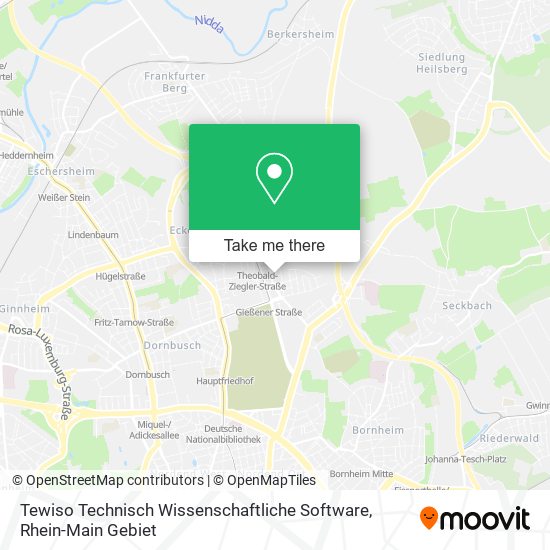 Tewiso Technisch Wissenschaftliche Software map