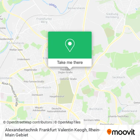 Карта Alexandertechnik Frankfurt Valentin Keogh