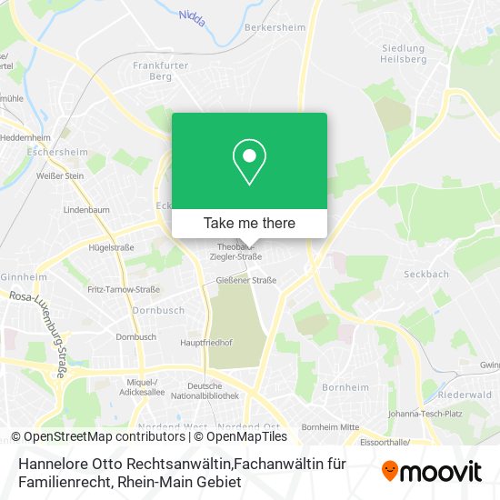 Hannelore Otto Rechtsanwältin,Fachanwältin für Familienrecht map