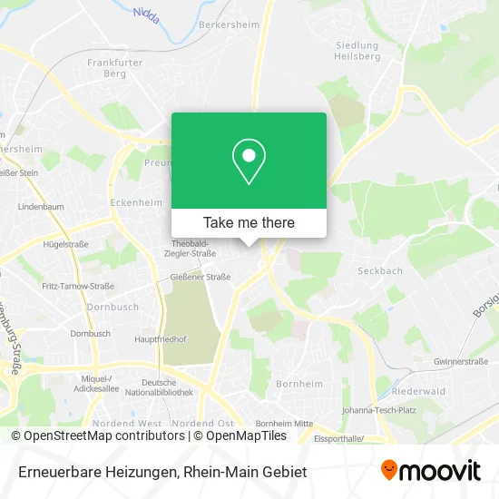 Карта Erneuerbare Heizungen